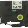 Cassette ruban compatible avec OZE-135, 12mm×8m, transparent-blanc 