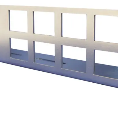 Supporto per modulo Keystone 20-volte, vuota, per profilo DIN 