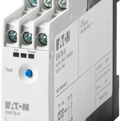 Relais de protection à thermist.Eaton, 1F+1O, 24…240V, 50…400Hz détec.c.circuits 