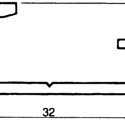 Rail pour apparail Al 32×15mm L=3m EN 50035-G32 