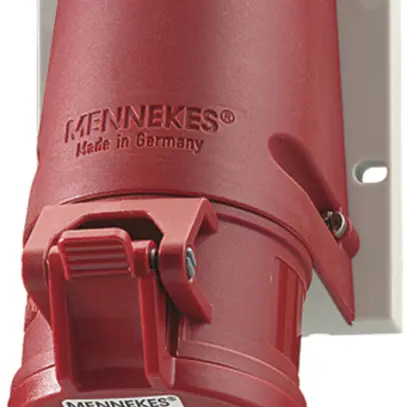 Presa AP CEE Mennekes 3LNPE 32A rosso 