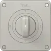Interrupteur rotatif NEVO N.CO 3/2L, avec manette, KS, 2-1-2-1, gris clair 