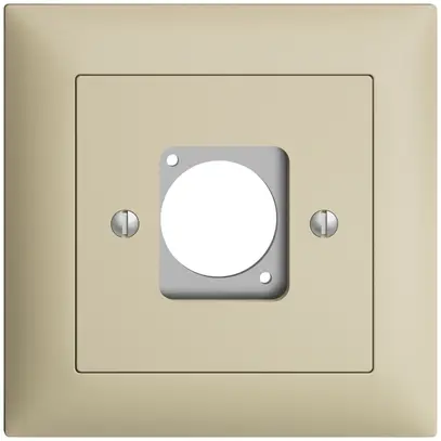 Kit de montage ENC pour prise XLR EDIZIOdue vanille 