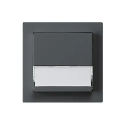 Kit frontal kallysto 60×60 anthracite pour contact de sonnerie 