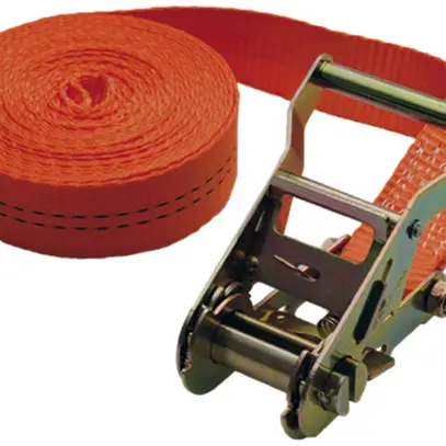 Cintura di tensionamento Plica con cricco 6m 35mm poliestere, arancione 