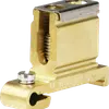Borne de terre joignable Woertz 6…16mm² raccordement à vis 1×1 rail DIN 35mm 
