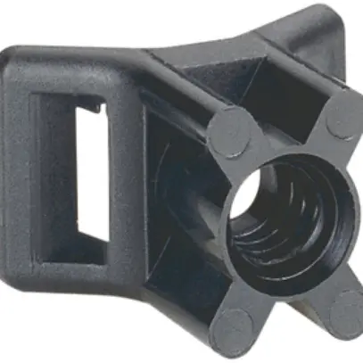 Zoccolo a vite Colson nero 