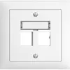EB-Montageset EDIZIOdue Geradeauslass, für 2×RJ45 freenet, weiss 
