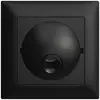 UP-Anschlussdose EDIZIOdue schwarz, ohne Klemmeneinsatz 