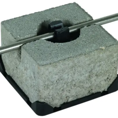 Support conducteur de toit DEHN/elvatec FB, Ø8mm, béton, 1kg 