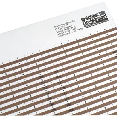 Striscia indicatrice R&M VS Modular 1…300 bianco 