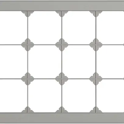 En-tête ENC EDIZIO.liv SNAPFIX® 3×4 pour combinaisons au choix gris clair 