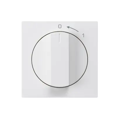 Kit frontale per contatto rotativo bianco 60×60mm kallysto 0<-1 