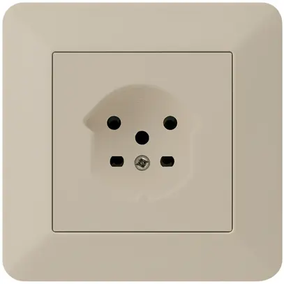 Prise ENC HA kallysto.trend type 15 avec bornes enfichables beige 