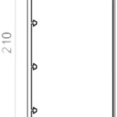 Canal d'installation Bettermann WDK 80×210×2000mm blanc pur 