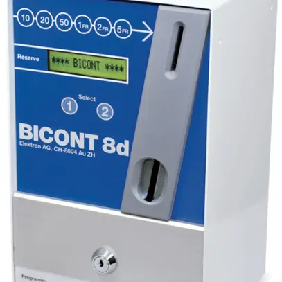 Apparecchio a pagamento Bicont 8d, per 2 consumatori, Elektron 