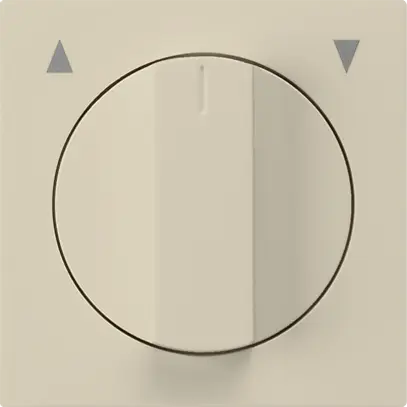 Interruttore/tasto rotativo per tapparella beige kallysto 