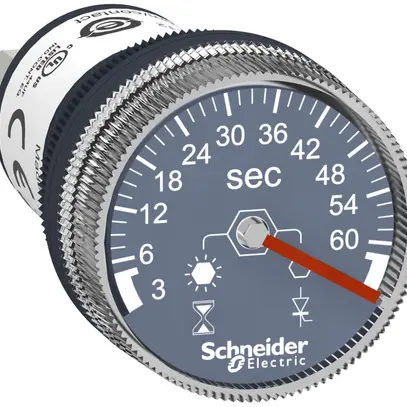 Timer INS Harmony XB5, 100…240VAC/DC temporizzato all'attrazione 3…60s IP65 