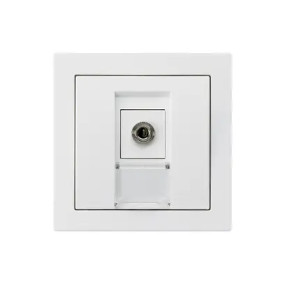 Prise de raccordement kallysto A Jack Connector 3.5mm blanc 