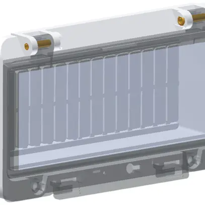 Coperchio Bals 4 moduli con griglia di protezione 