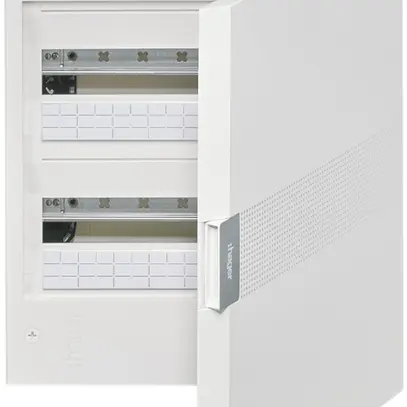Coffret de distribution AP Hager vega 2 rangées 18UM porte IP40 400×475×146mm 