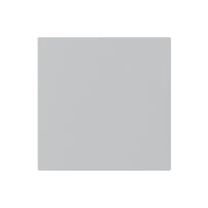 Frontplatte kallysto für Blindabdeckung hellgrau ohne Schraube 