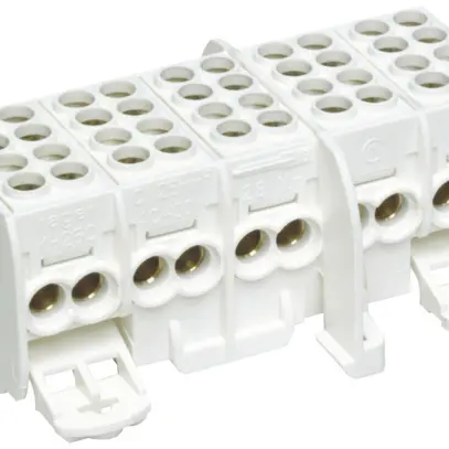 Borne principale Hager 5L 2×25/2×16mm² isolé 