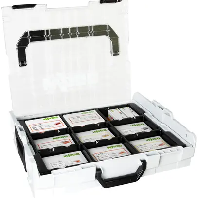 Jeu de bornes de connexion WAGO L-BOXX® 102 série 221/2273/773/224/243, 675 pcs 