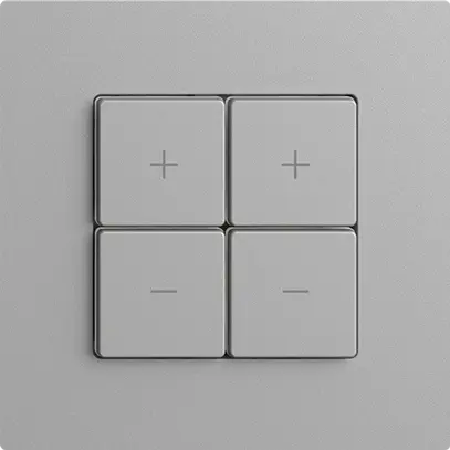 Variateur Uni-LED 2K/4T WLAN Edue Wiser silver 