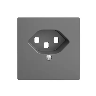 Placca frontale EDIZIOdue T23 grigio scuro 