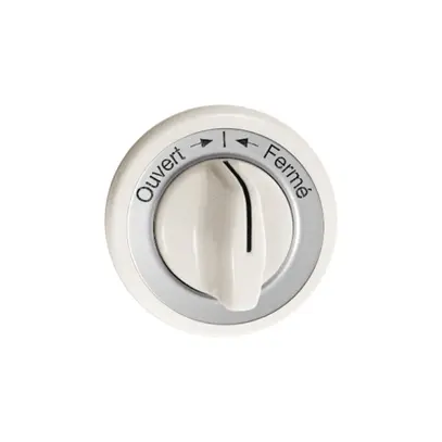 Kit front. Ouvert-I-Fermé per contatto rotativo FH bianco 