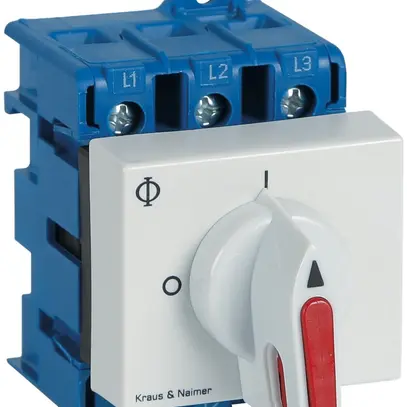 Sezionatore di carico INS 3P p.DIN, 32A, 0-1, gr, 44×45mm, disposit.d.bloc.gr/ro 