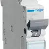 Disjoncteur Hager MCB 1P 230V type D 10A Icn 10kA 1UM 