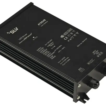 Convertisseur LED SLV 150W, 24V avec presse-étoupe IP44 