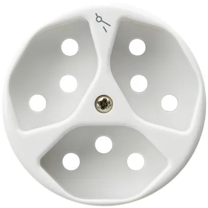 Disque frontal 3×type 13/1 basico blanc avec sécurité enfants 