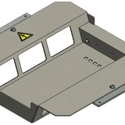 Kit de montage Woertz BAK 2×3 FLF horizontale vide 