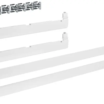Cadre de réhaussement Hager volta 4-rangées 348×755×9mm IP30 blanc pur 