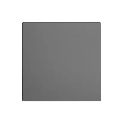 Plaque frontale EDIZIOdue gris foncé 60×60mm pour obturateur 