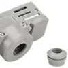 Adaptateur pour luminaire SLV pour rail conducteur EUTRAC, gris 