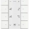 Module de commande ABB-free@home SB-F-12.0.1, 12 touches blanc mat 