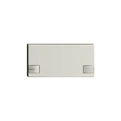 Touche 1/2 KNX/électron.a.LED EDIZIOdue commande à 2-touches gris clair 