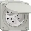 Presa NAP NEVO, 3×T23, IP21, 1×separato, grigio chiaro 