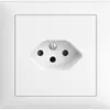 EB-Steckdose EDIZIOdue T13 FKE weiss 