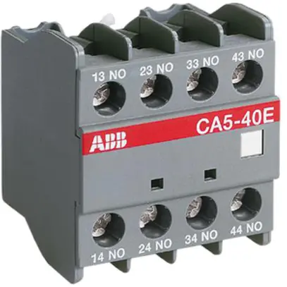 Blocco di contatti ausiliare ABB CA5-31E 3C/1R 