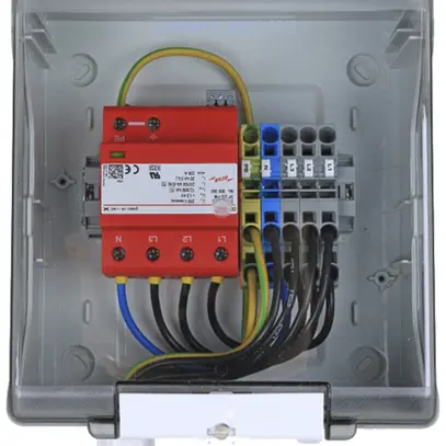 Gehäuseanschlusskasten DEHNcube DCU EMOB 1 32 Typ 1+2 