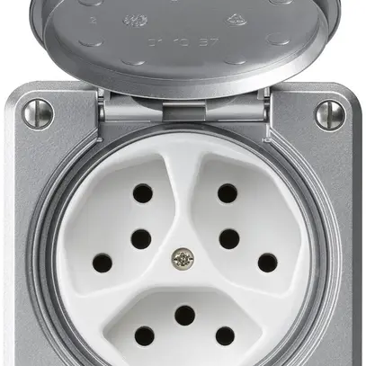 Presa INC robusto 3×tipo 13 alluminio 