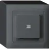 Interruttore pulsante luminoso AP kallysto 3/1L antracite 