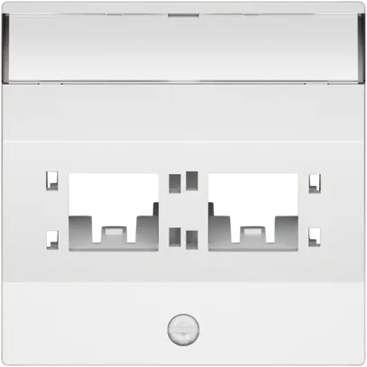 Montageset EDIZIO.liv SNAPFIX® für freenet Kat.6A Adapter 2× ws 