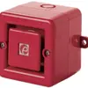 Avvisatore elettronico A100 32 toni 100dB rosso IP66 