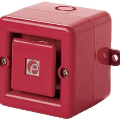 Avvisatore elettronico A100 32 toni 100dB rosso IP66 